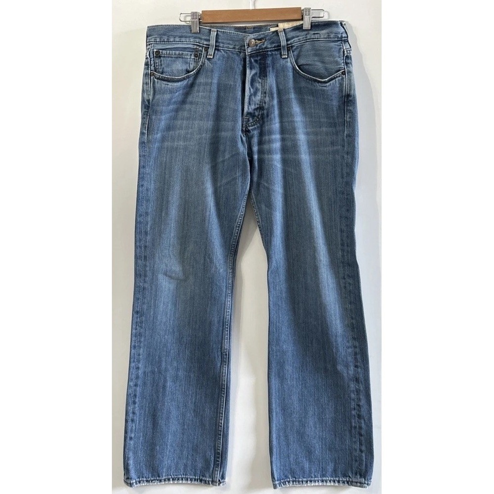 Mens Hollister Y2K Hermosa Low Rise Boot Bootcut Jeans Sz 34 34x32